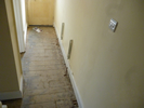 Corridor before Tiling